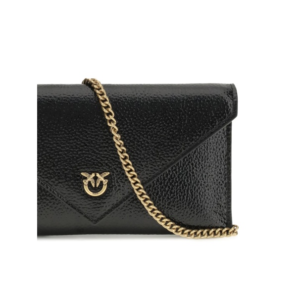 Love Birds envelope logo clutch bag