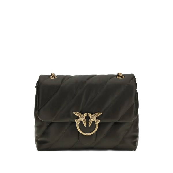 Love quilted shoulder bag