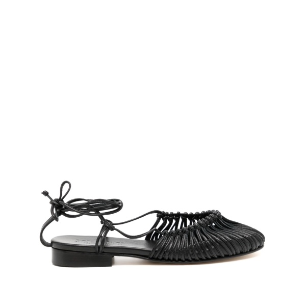 Mantera knotted leather sandals
