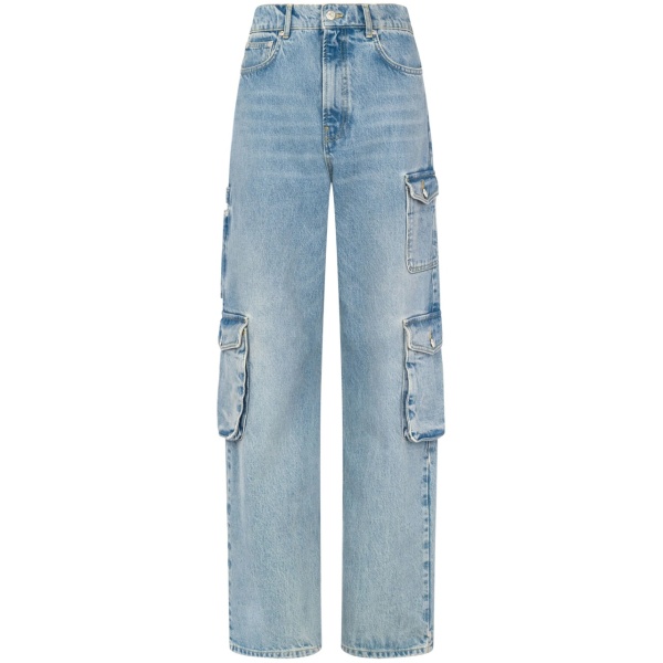 mid-rise straight-leg jeans