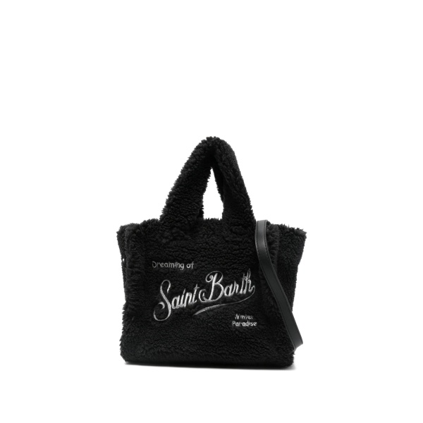 mini Vanity teddy embroidered tote bag