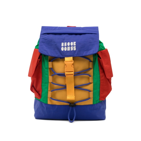 Modern colour-block backpack