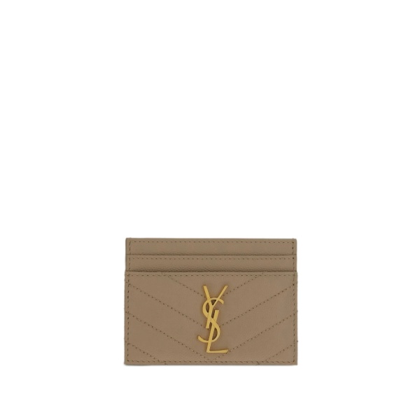 monogram quilted cardholder