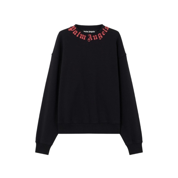 neck logo sweatshirt