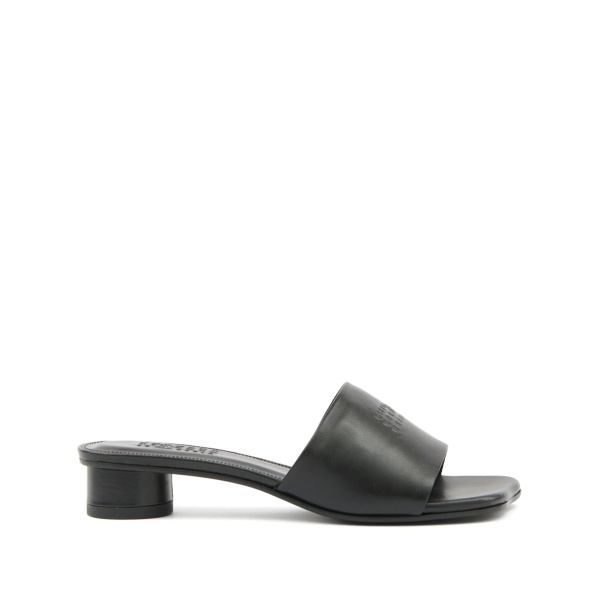 numbers-motif sandals