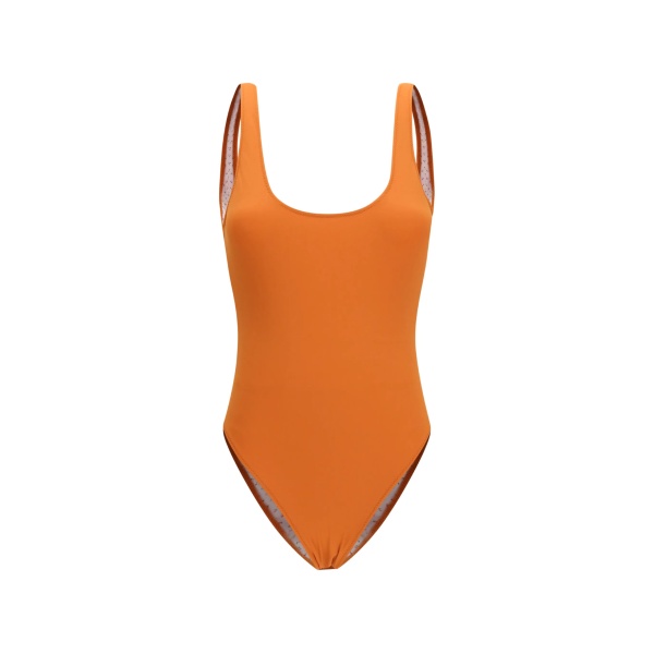 open-back one-piece swimsuit