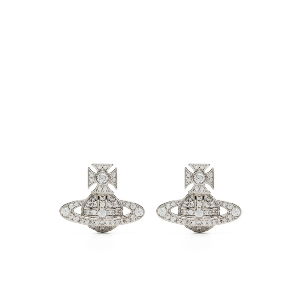 Orb crystal-embellished stud earrings