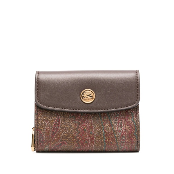 paisley-print wallet