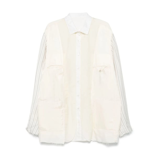 panelled shirt jacket