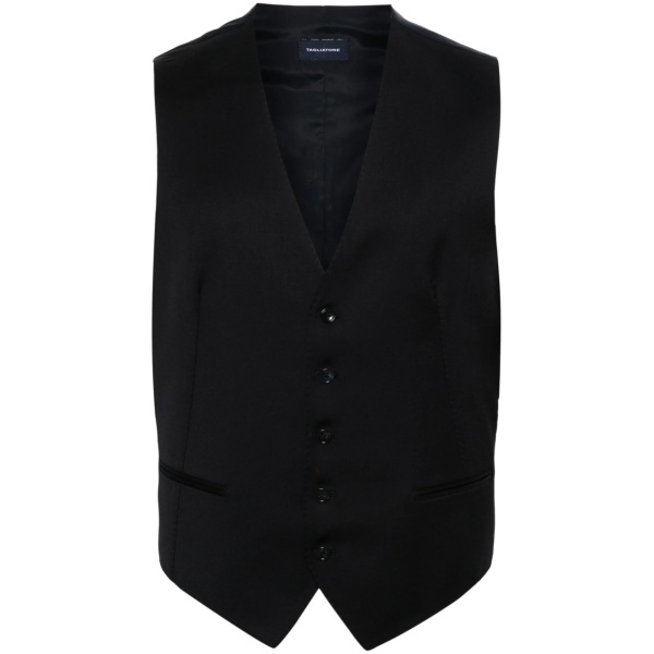 panelled virgin wool waistcoat