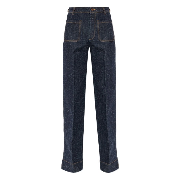 patch-pocket jeans