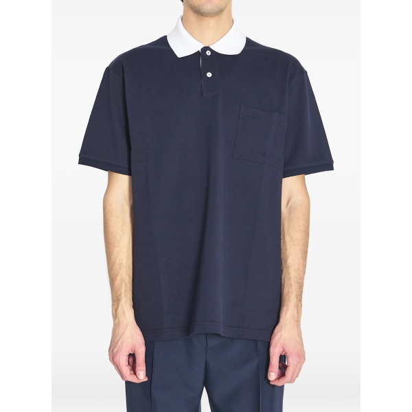 patch-pocket polo shirt