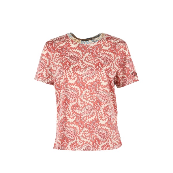 patterned T-shirt