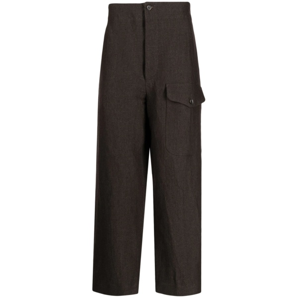 Paxton herringbone-pattern trousers