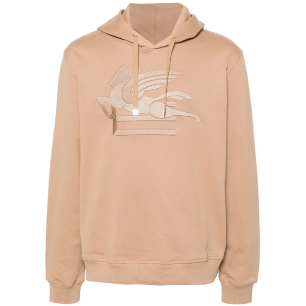 Pegaso-embroidered hoodie