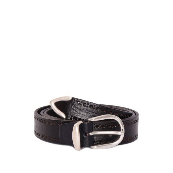 perforated leather belt