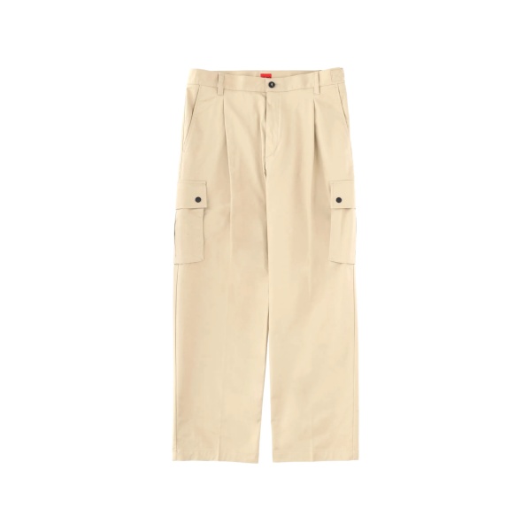 pleated cargo trousers