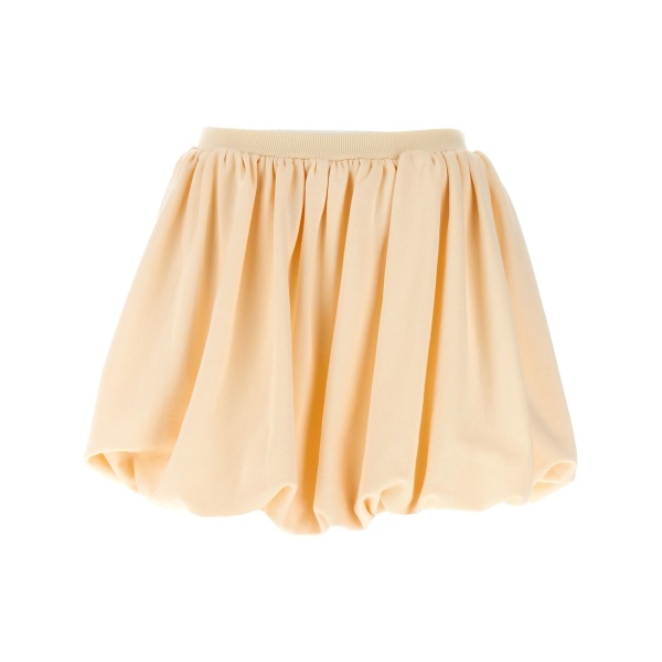 pleated mini skirt