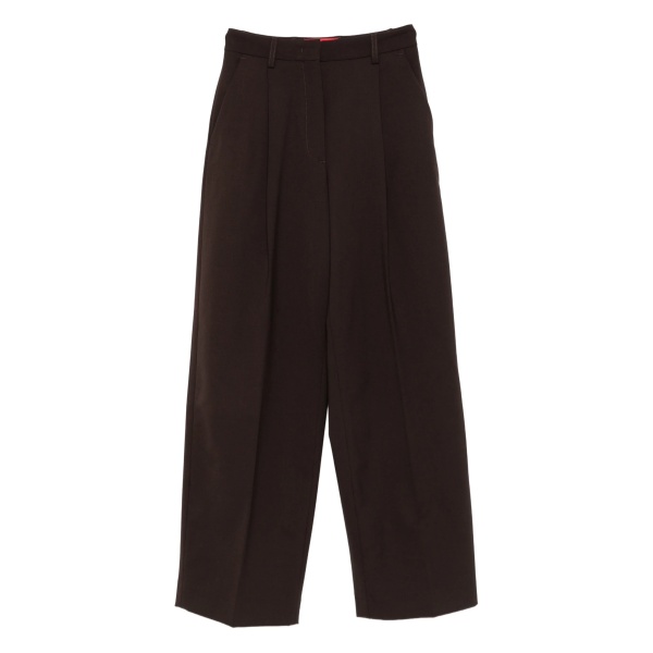 pleated pocket trousers