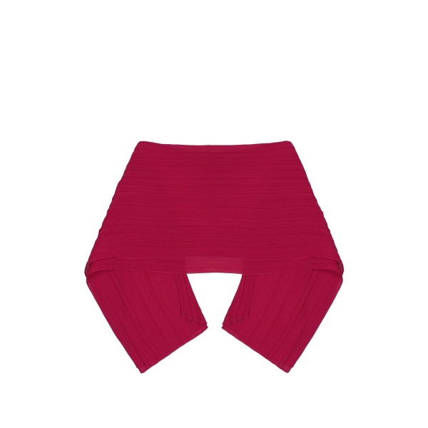 pleated scarf