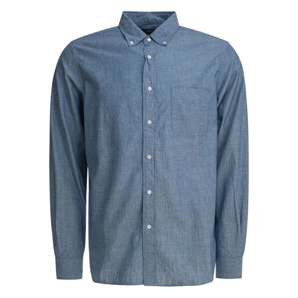 pocket button-down shirt