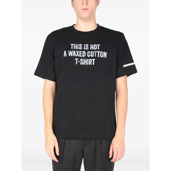 pocket-detail graphic-print T-shirt