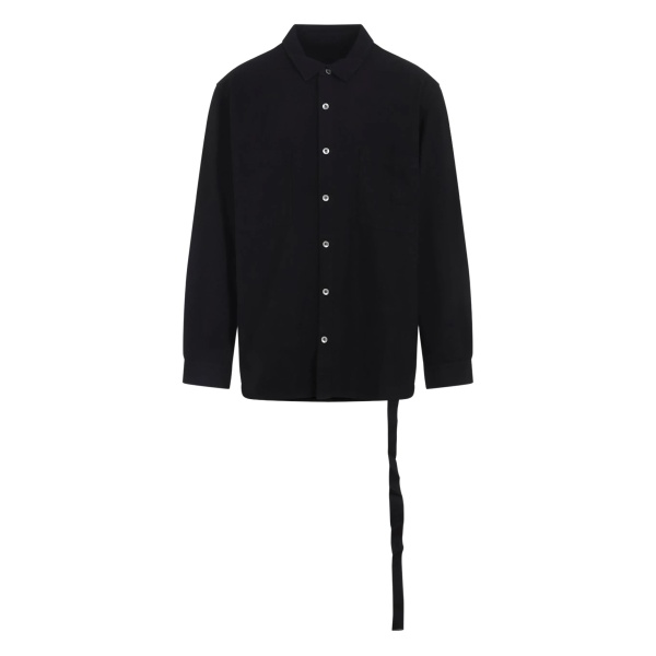 pocket trailing-tail shirt