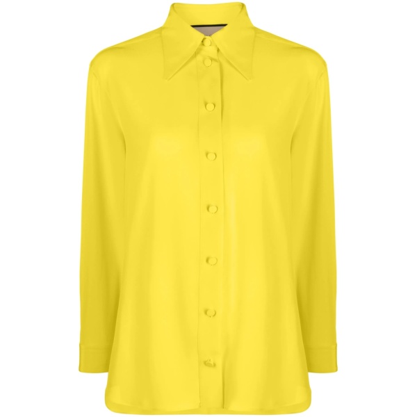pointed collar shirt