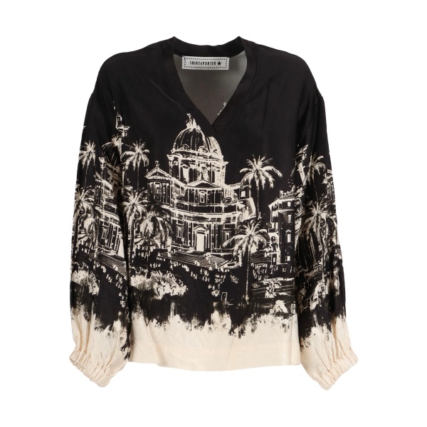printed blouse