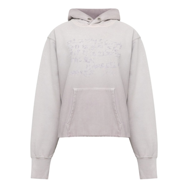 printed-detail hoodie