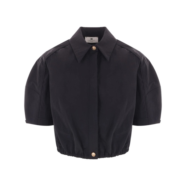 puff-sleeve shirt