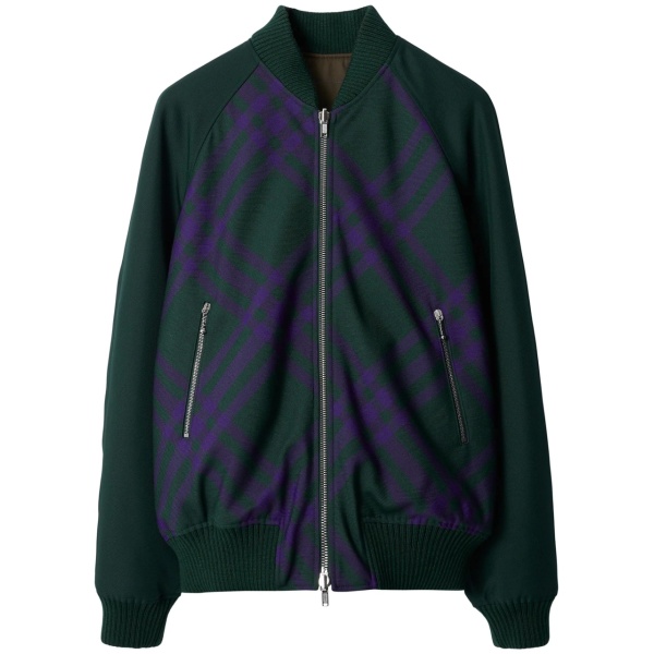reversible bomber jacket