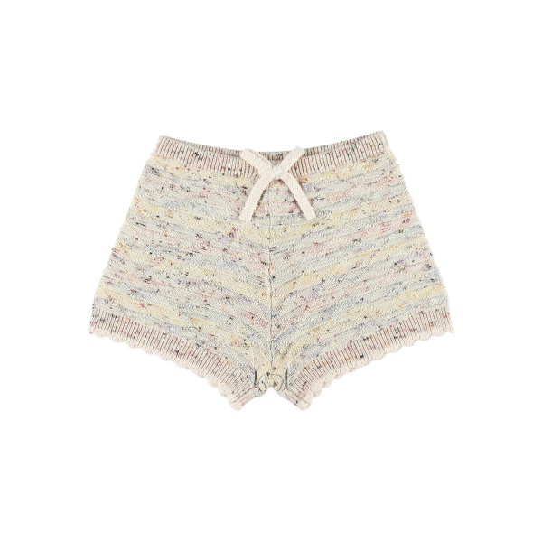 Rhiannon speckled-knit shorts