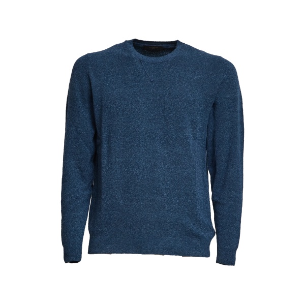 ribbed crew neck sweater