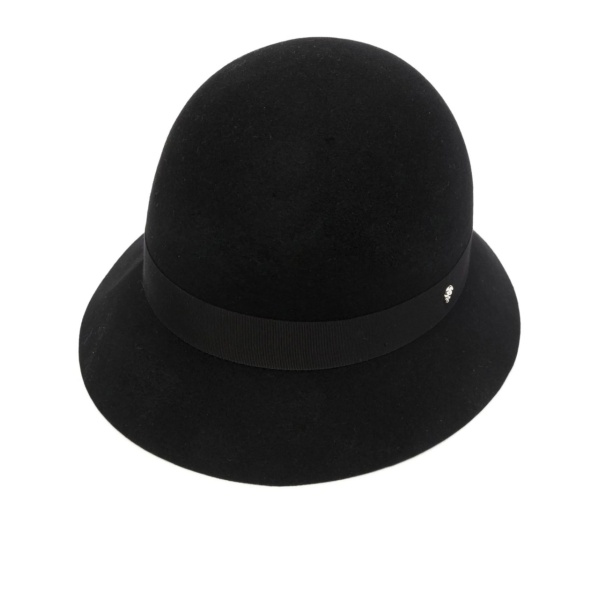 ribbon-trim felt sun hat