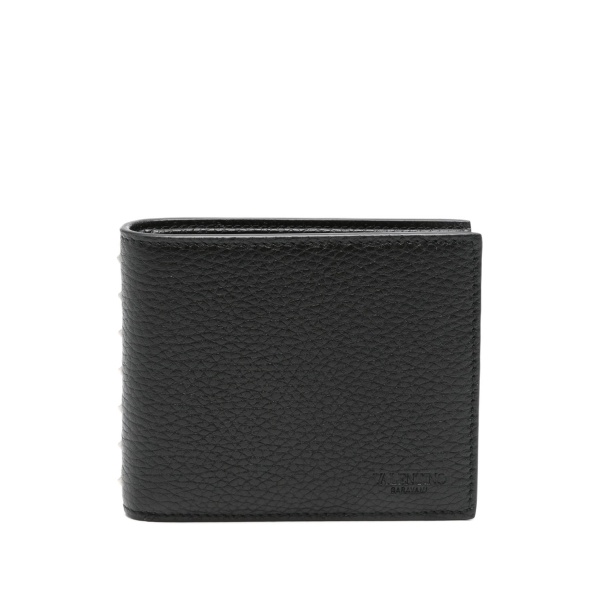 Rockstud leather wallet
