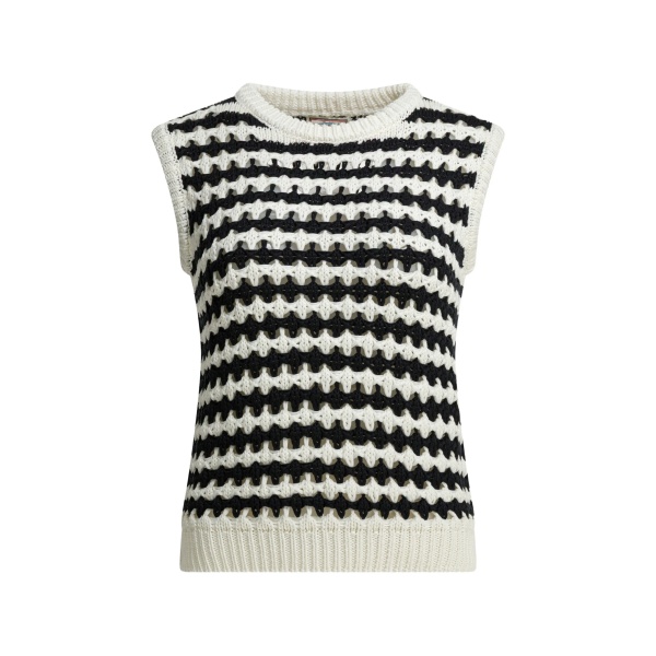Rosie striped knitted vest