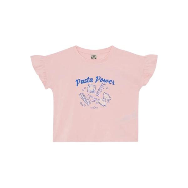 ruffled graphic top