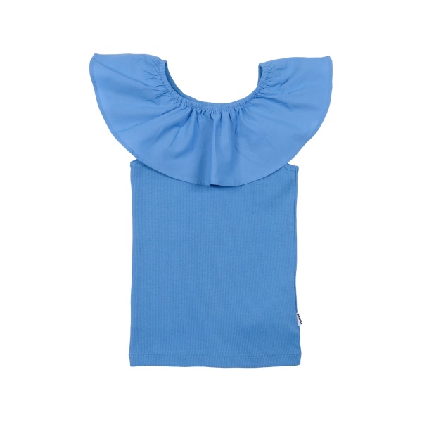 ruffled short-sleeve t-shirt