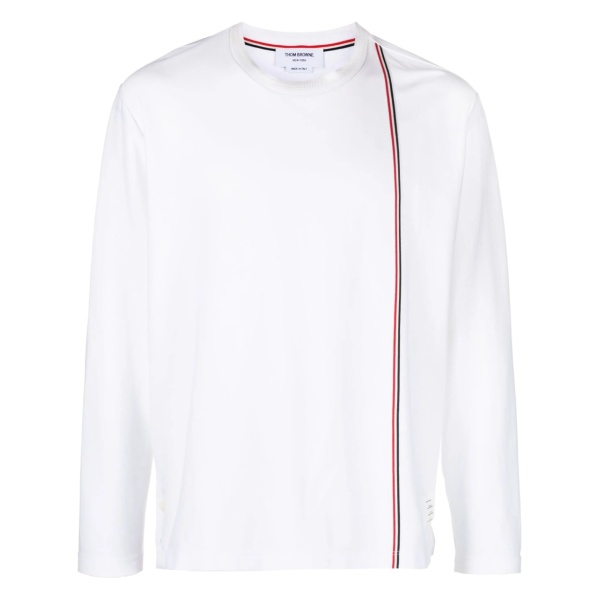 RWB stripe cotton T-shirt