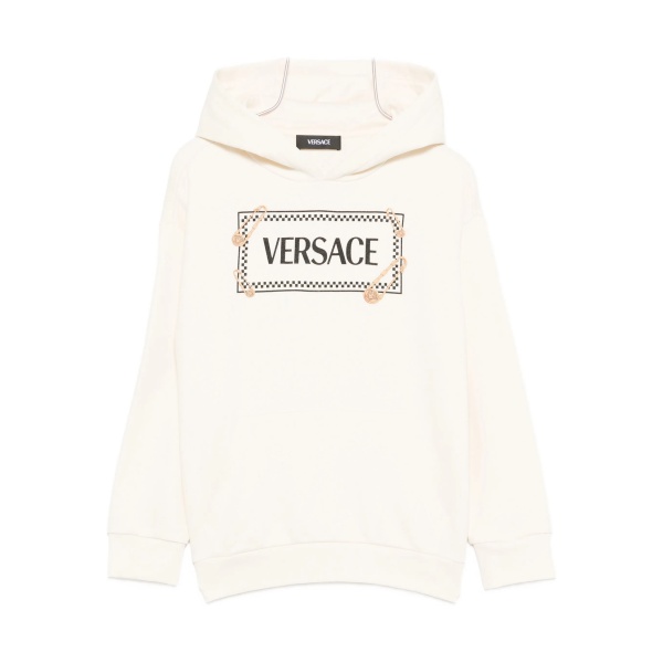 safety-pin logo hoodie