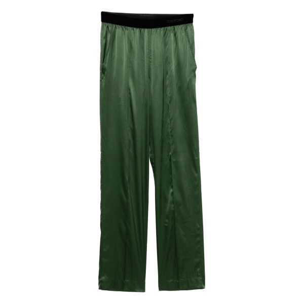 satin trousers