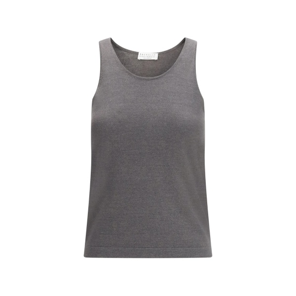 scoop-neck tank top