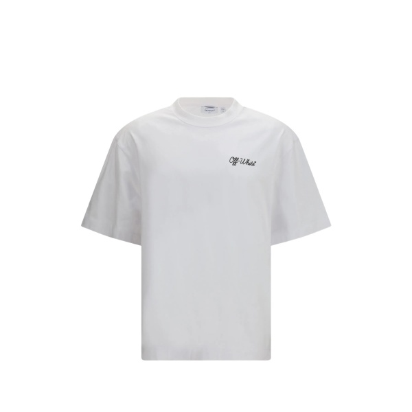 Script logo-print T-shirt