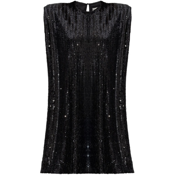 sequinned mini dress