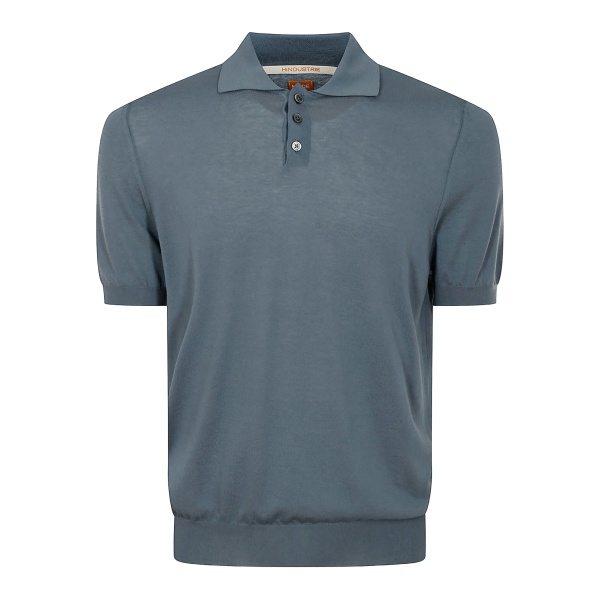 short-sleeve cotton polo shirt