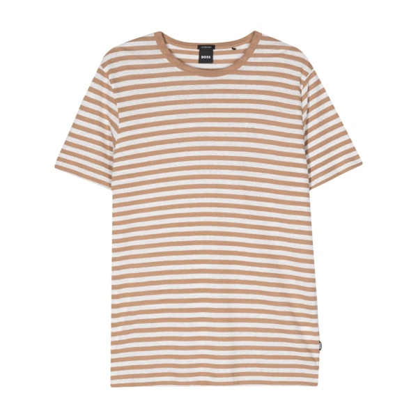 short-sleeves striped T-shirt