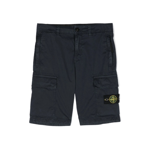 side logo-patch bermuda shorts