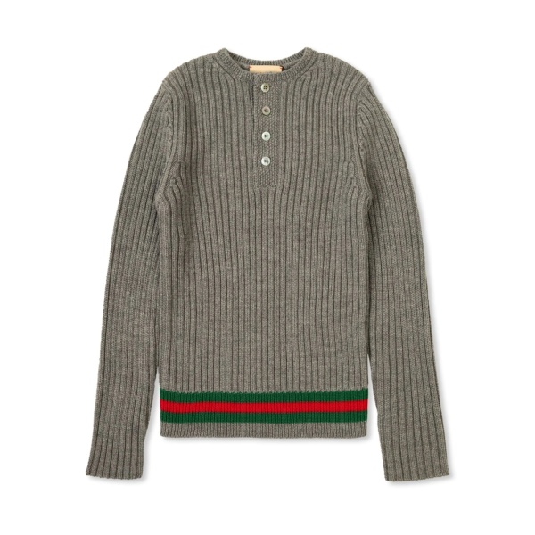 Signature Web Stripe sweater