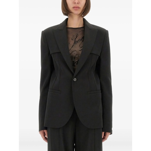 single-breasted blazer